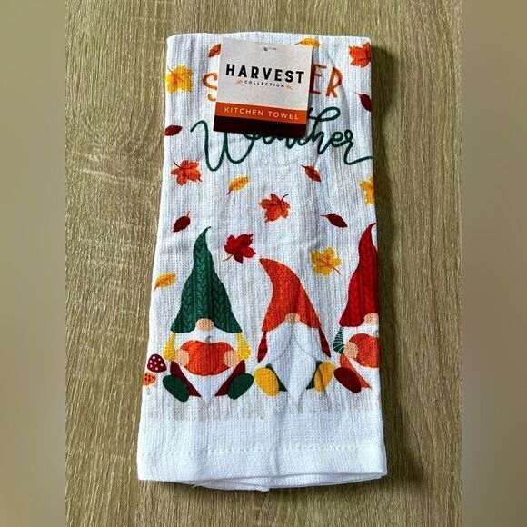 NWT … Christmas Tree Shops “Harvest Collection” Kitchen Towel - Picture 1 of 3
